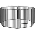 Load image into Gallery viewer, Heavy Duty Dog Playpen, 8 Panels Dog Pen, 100cm Height Pet Playpen Exercise Pen, with Door, for Small and Medium, Large Dogs