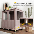 Load image into Gallery viewer, Dog Crate Furniture End Table, Pet Kennel for Small and Medium Dogs with Magnetic Door Indoor Animal Cage, Purple, 85 x 55 x 75 cm