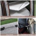 Load image into Gallery viewer, 39" Travel Pet Carrier, Portable Soft-Sided Cat Carrier with Divider, Two Compartments, Soft Cushions & Storage Bag, Grey