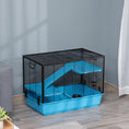 Load image into Gallery viewer, 3-Tier Hamster Cage, Guinea Pig Cage, Pet Chinchillas Play House Indoor with Accessories Food Dish Water Bottle, Ramps, 31.5"x19"x 23", Light Blue