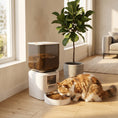 Load image into Gallery viewer, Automatic Cat Feeder with Camera, 2.4G WiFi, Smart APP Control 8L Extra Large Pet Feeder 1-10 Meals with 2-Way Audio, Night Vision, Anti-Clogging, 10s Meal Call Back, Dual Power Supply