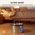 Load image into Gallery viewer, Wireless Cat Water Fountain for Drinking Stainless Steel, 4L/135oz Large Battery Operated Cat Fountain Cordless, Ultra-Quiet Pet Water Dispenser with Motion Sensor, 6 Filters, Rechargeable
