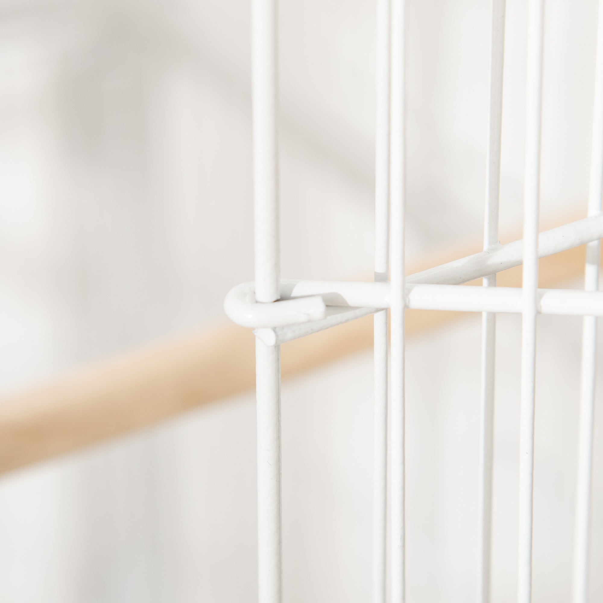 52" Large Rolling Steel Bird Cage Bird House with Rolling Stand, Storage Shelf, Wood Perch, Food Container, White