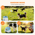 Load image into Gallery viewer, Automatic Dog Ball Launcher with 5 2.3" ETPU Balls, Dog Ball Thrower with 3 Distance Settings (20/33/46 ft), Indoor Outdoor Interactive Toy for Small Medium Breeds, Blue