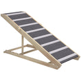 Load image into Gallery viewer, Dog Ramp For Couch, Folding Pet Ramp for Bed, 4 Adjustable Height from 16" to 23.5", Pet Steps with Non-Slip Carpet for Small to Large Dogs, Suitable for Sofa