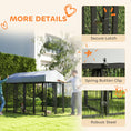 Load image into Gallery viewer, PawHut Outdoor Dog Kennel with Two-Room Design, Large Dog Run with Water-Resistant & Sun-Proof Cover, 2 Doors, Secure Lock, Dog Kennel Outside for Small, Medium, Large Dogs, 7.8' x 4.1' x 6'