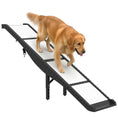 Load image into Gallery viewer, Dog Ramp for Car, SUV, Truck, Foldable Dog Car Ramp with Support Leg, Non-Slip TPR Surface, 69" x 15.7" Pet Stairs for Small to Large Breeds Up to 220LBS, Outdoor Indoor