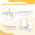 Load image into Gallery viewer, Pressure Fit Dog Stair Gate No Drilling Safety Gate Auto Close for Doorways, Hallways, 74-94cm Adjustable, 94cm Tall, White