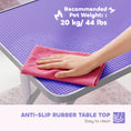 Charger l'image dans la visionneuse de la galerie, 32in Foldable Dog Grooming Table for Small Medium Dogs, Pet Grooming Table for Cats Puppies with Adjustable Arm, Noose and Non-Slip Surface, Purple