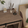 Load image into Gallery viewer, PawHut Dog Crate Furniture, End Table Dog Cage for Large Sized Dog, Dog Kennel Furniture for Indoor Use, 39" x 23" x 24", Walnut Brown