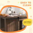 Load image into Gallery viewer, PawHut Dog Crate Furniture, End Table Dog Cage for Large Sized Dog, Dog Kennel Furniture for Indoor Use, 39" x 23" x 24", Walnut Brown