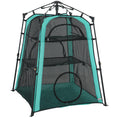 Charger l'image dans la visionneuse de la galerie, Cat Tent, 3-Tier Portable Pet Tent for Indoor Outdoor, Cat House with Multi-Door, Carry Bag, Breathable Mesh for Security & Ventilation, Sun Protection, Green
