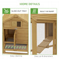 Load image into Gallery viewer, Small Chicken Coop with Run Hen House Poultry Coops Cages Nesting Box Wood 150.5 x 54 x 87cm