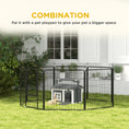Load image into Gallery viewer, Rabbit Hutch Cat House Puppy House Guinea Pig Hutch Small Animal House Portable Wooden Indoor Outdoor with 2 Rooms Top Handle, Openable Roof - Grey