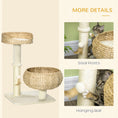 Load image into Gallery viewer, 28" Cat Tree with Scratching Post, Cat Tower for Indoor Cats with Double Beds, Beige