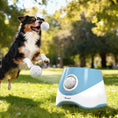 Load image into Gallery viewer, Automatic Dog Ball Launcher with 5 2.3" ETPU Balls, Dog Ball Thrower with 3 Distance Settings (20/33/46 ft), Indoor Outdoor Interactive Toy for Small Medium Breeds, Blue