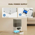 Load image into Gallery viewer, Automatic Cat Feeder w/ Stainless Steel Bowl, 4.5L WiFi Cat Food Dispenser with Timer Up to 10 Meals, Voice Recorder, Programmable Auto Pet Feeder with Portion Control, for Multi-Kittens