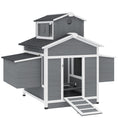 Load image into Gallery viewer, Chicken Coop for 2 Chickens, Wooden Hen House with Nesting Box, Pull-Out Tray, Ventilation Windows, Poultry Hutch Rabbit Cage with Waterproof Roof, Roosting Bars and Ramp