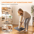 Load image into Gallery viewer, Cat Scratching Post, 80cm Tall Cat Scratch Post with Sisal Rope, Plush Base, Lightweight Claw Scratcher for Indoor Kittens, Dark Grey