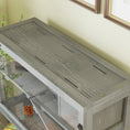 Load image into Gallery viewer, Wooden Hamster Cage, Large Gerbil Cage with Hut, Wheel, Ramps, 3 Tier Small Animal Habitat with Removable Viewing Panels, 80 x 50 x 84 cm, Grey