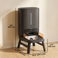 Load image into Gallery viewer, Automatic Dog Feeder Large Breed, 15L/63 Cups Anti-Clog Dog Food Dispenser for Large Kibble up to 23mm, Elevated Design, Dual Power, Easy to Set Up