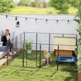 Load image into Gallery viewer, 16 Panels Dog Playpen, 27"W x 39.5"H Heavy Duty Pet Fence with Door & Strap for Indoor Outdoor Backyard Garden, Portable & Foldable Puppy Pet Pen for Large Dogs
