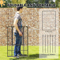 Load image into Gallery viewer, 6 Panels Dog Playpen, 27"W x 39.5"H Heavy Duty Pet Fence with Door & Strap for Indoor Outdoor Backyard Garden, Portable & Foldable Puppy Pet Pen for Large Dogs