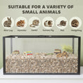 Load image into Gallery viewer, Large Acrylic Hamster Cage, Chewproof Guinea Pig Cage for Small Animal Pets, Transparent Mice and Gerbil Habitat with Openable Top, for Hedgehog, Dwarf Hamster, Rat, Mouse, 41.3" x 20" x 20"