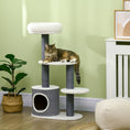 Load image into Gallery viewer, 39" Cat Tree for Indoor, Cat Tower with Scratching Posts, Condo, Top Perch, Platforms, Multi-level Kitten Activity Centre, White