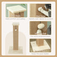 Load image into Gallery viewer, Cat Scratching Post for Indoor Cats, 81cm Cat Scratcher, Vertical Full Scratcher with Natural Jute Rope, Hanging Ball and Soft Plush, Beige
