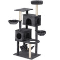Load image into Gallery viewer, Cat Tree, 66 Inch Large Cat Tower with 2 Door Condos, 3 Big Hammocks, Plush Top Perch, Sisal Scratching Posts, Multi-level Kitty Tree for Indoor Kittens, Dark Grey
