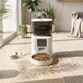 Load image into Gallery viewer, Automatic Cat Feeder with Camera, 2.4G WiFi, Smart APP Control 4L Pet Feeder 1-10 Meals with 2-Way Audio, Night Vision, Anti-Clogging, 10s Meal Call Back, Dual Power Supply, Detachable Clean
