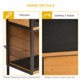 Load image into Gallery viewer, 48" 2-Story Large Rabbit Hutch Bunny Cage Wooden Pet House Metal Frame with Rooms, Ramp, No Leak Tray, Feeding Trough, Waterproof Asphalt Roof for Rabbits, Chickens, Ducks, Outdoor/Indoor
