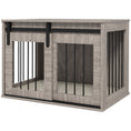 Load image into Gallery viewer, Dog Crate Furniture, Dog House Furniture Style for Medium Breeds, Pet Kennel with Removable Cushion for Indoor Use, 80 x 54 x 57cm, Brown
