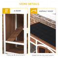 Load image into Gallery viewer, Rabbit Hutch Outdoor Guinea Pig Hutch 2 Tier Wooden Cage w/ Ramp, Divider, Openable Roof, 125 x 48 x 100cm - Brown
