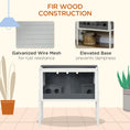 Load image into Gallery viewer, Wooden Hamster Cage, Small Animal Hutch for Dwarf Hamsters, Gerbils, Rutin Chickens w/ Huts, Shelf, 82 x 45 x 81cm - Dark Grey
