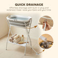 Load image into Gallery viewer, 2 in 1 Dog Bath Tub, Dog Washing Station for Bathing and Grooming, Elevated Shower Bath Tub, Collapsible Foldable Portable Bathtub for Small Dogs Puppy Cats Pet, Indoor and Outdoor
