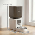 Charger l'image dans la visionneuse de la galerie, Automatic Cat Feeder, 2.4G WiFi, Smart APP Control 8L Extra Large Pet Feeder Dispenser 1-10 Meals with 10s Meal Call Back, Anti-Clogging, Dual Power Supply, Detachable Clean
