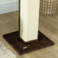 Load image into Gallery viewer, Cat Scratching Post for Indoor Cats, 81cm Cat Scratcher, Vertical Full Scratcher with Natural Sisal Rope, Hanging Ball and Soft Plush, Brown
