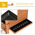 Load image into Gallery viewer, Wooden Rabbit Hutch Outdoor, Guinea Pig Hutch, Detachable Pet House Animal Cage with Openable Run & Roof Lockable Door Slide-out Tray 146 x 95 x 69cm
