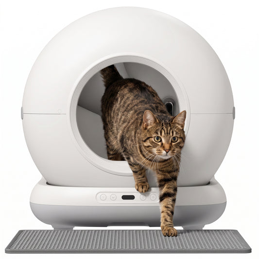 Smart Self-Cleaning Cat Litter Box with App Control