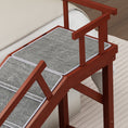 Load image into Gallery viewer, 70.5" Dog Ramp for Bed Couch with Removable Guardrails for Small Medium Large Dogs Brown
