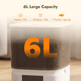 Load image into Gallery viewer, 6L Automatic Cat Feeder with App Control Timed 1-10 Meals & 10s Voice Recorder
