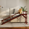 Load image into Gallery viewer, 70.5" Dog Ramp for Bed Couch with Removable Guardrails for Small Medium Large Dogs Brown
