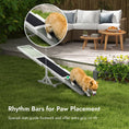 Load image into Gallery viewer, Pupstacle 71" Wooden Dog Agility Seesaw with Anti-Slip Surface White
