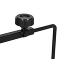 Load image into Gallery viewer, Reptile Lamp Stand, Adjustable Height and Width Heat Lamp for Reptile Amphibian Terrariums, Light Stand with Hook Hanging Steel Base - Black
