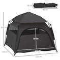 Load image into Gallery viewer, Foldable Dog Cat Tent, Portable Pet Playpen with Water-Resistant Oxford Cloth, Carry Bag, Exercise Tent for Extra Large Dog, Cat, Indoor Outdoor Use, Charcoal Grey
