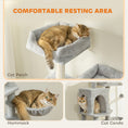 Charger l'image dans la visionneuse de la galerie, Cat Tree, 70" Multi-Level Cat Tower for Indoor with 2 Condos, 2 Plush Top Perches, Hammock, Platforms, Toy Balls, Sisal Scratching Posts and Board, Light Grey
