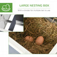 Load image into Gallery viewer, 76" Wooden Chicken Coop, Outdoor Hen House Poultry Duck Goose Cage with Outdoor Run, Nesting Box, Removable Tray and Lockable Doors, Grey
