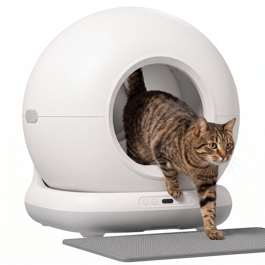 Smart Self-Cleaning Cat Litter Box with App Control